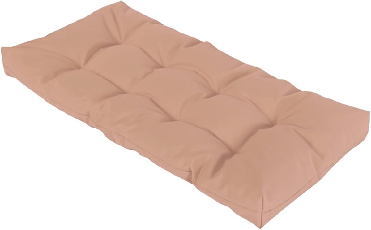 Generisch 8cm Polster Für Gartenmöbel Bank, Bankauflage Outdoor Sitzkissen Bank Innen Wetterfest, Rutschfestes Sitzpolster Outdoor Bank Bankkissen Polsterauflage Sitzauflage,Soft pink,190x40x8cm
