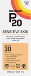 P20 Sensitive Skin zonnebrandcrème met SPF 30, hoge UVA- en UVB-bescherming. Hydraterende formule.