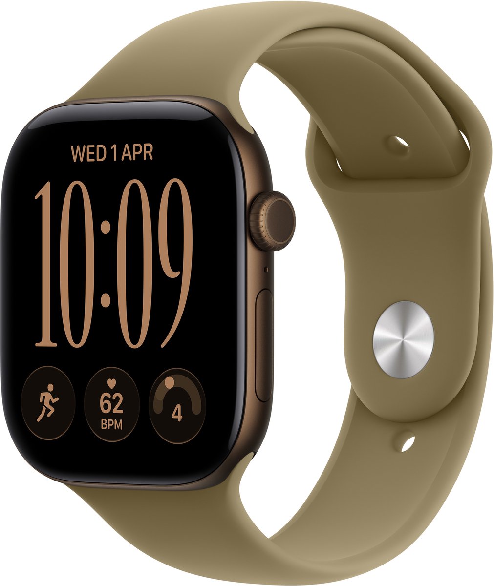 Apple Watch Series 12 - Wifi - 42 mm - Donkerbrons - M/L