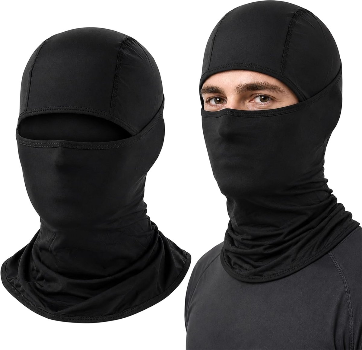 Bivakmuts voor de zomer, uv-bescherming, sportmasker van ijsstof, ademend en verkoelend, voor heren en dames, fiets, motorfiets, hardlopen, wandelen