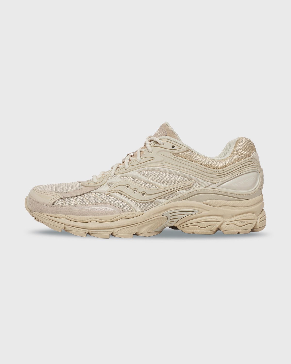 Saucony Progrid Omni 9 W Sneakers Mesh Dames Beige