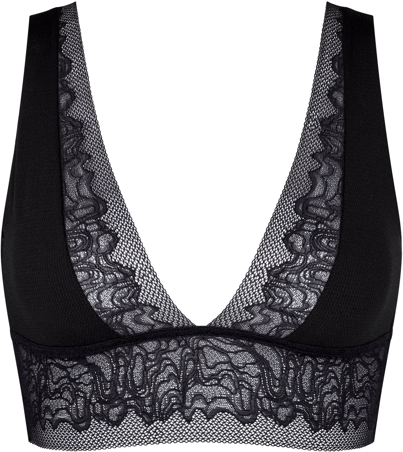 ESOTIQ Shadow Top - Bralette - Zwart - XS - Zonder beugel