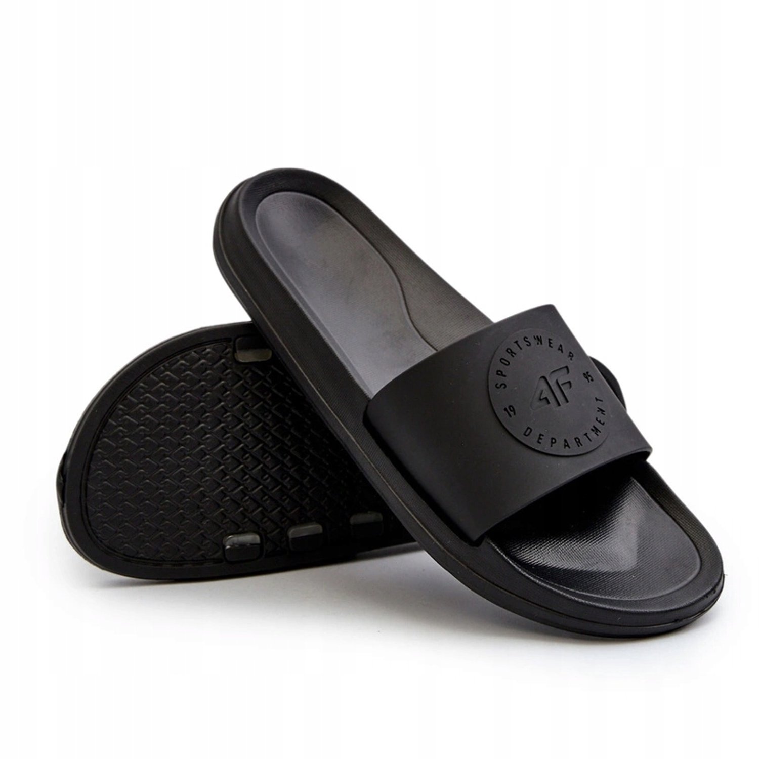 4F Heren Slippers Zwart Maat 40 - Comfort & Stijl