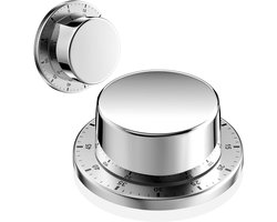 Newaner Mechanische Keukentimer, Adsorbeerbare Magnetische Timer, Herbruikbare Waterdichte Roestvrijstalen Dierenteller, Countdown Voor Koken Bakken,