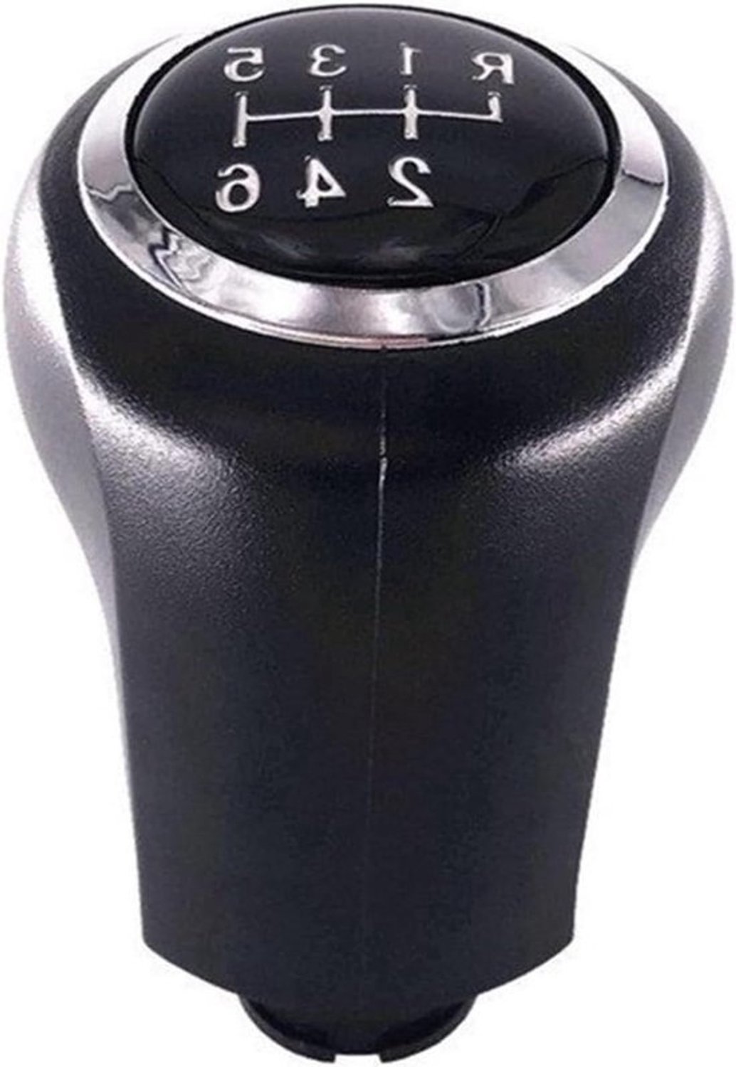 Versnellingspook Knop - Schakel Pook - Soepel Schakelen - Ergonomisch Ontwerp - 5-Speed - Zwart Chroom