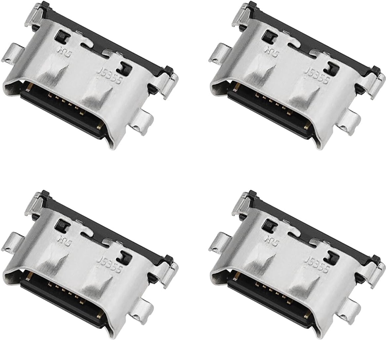 USB Type C oplaadpoort connector - 4 stuks - vervangonderdelen - goede geleiding - ShopVlot
