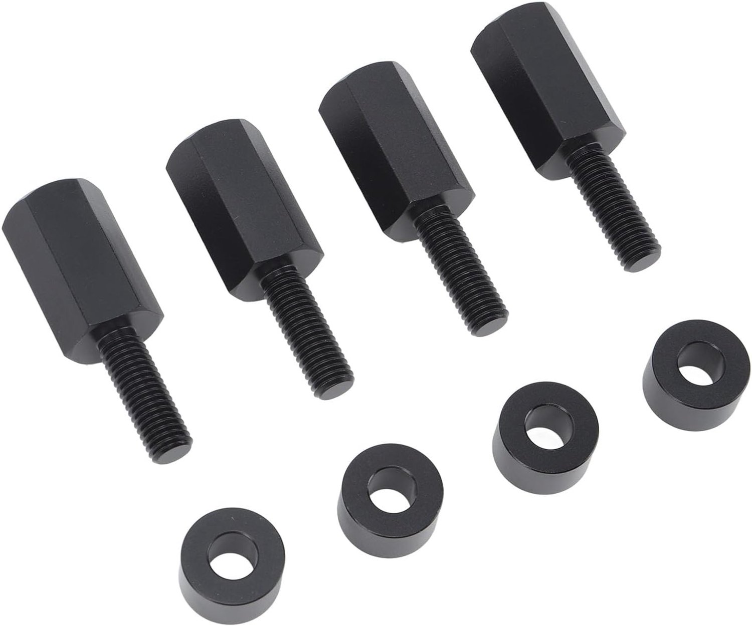 Stoelift montagekit 4-delig - 2-inch zwart - robuust en betrouwbaar - verhoog je Can-Am Maverick X3 stoelen - ShopVlot
