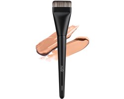 MSQ ultra dunne foundationkwast vloeibare platte foundation concealer kwast