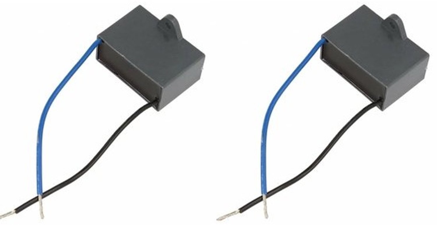 Motorstartcondensator CBB61 - Startcondensator Motor - Apparaten Starten - 2 Kabels 100mm - 1uF 450V - Niet Gespecificeerd