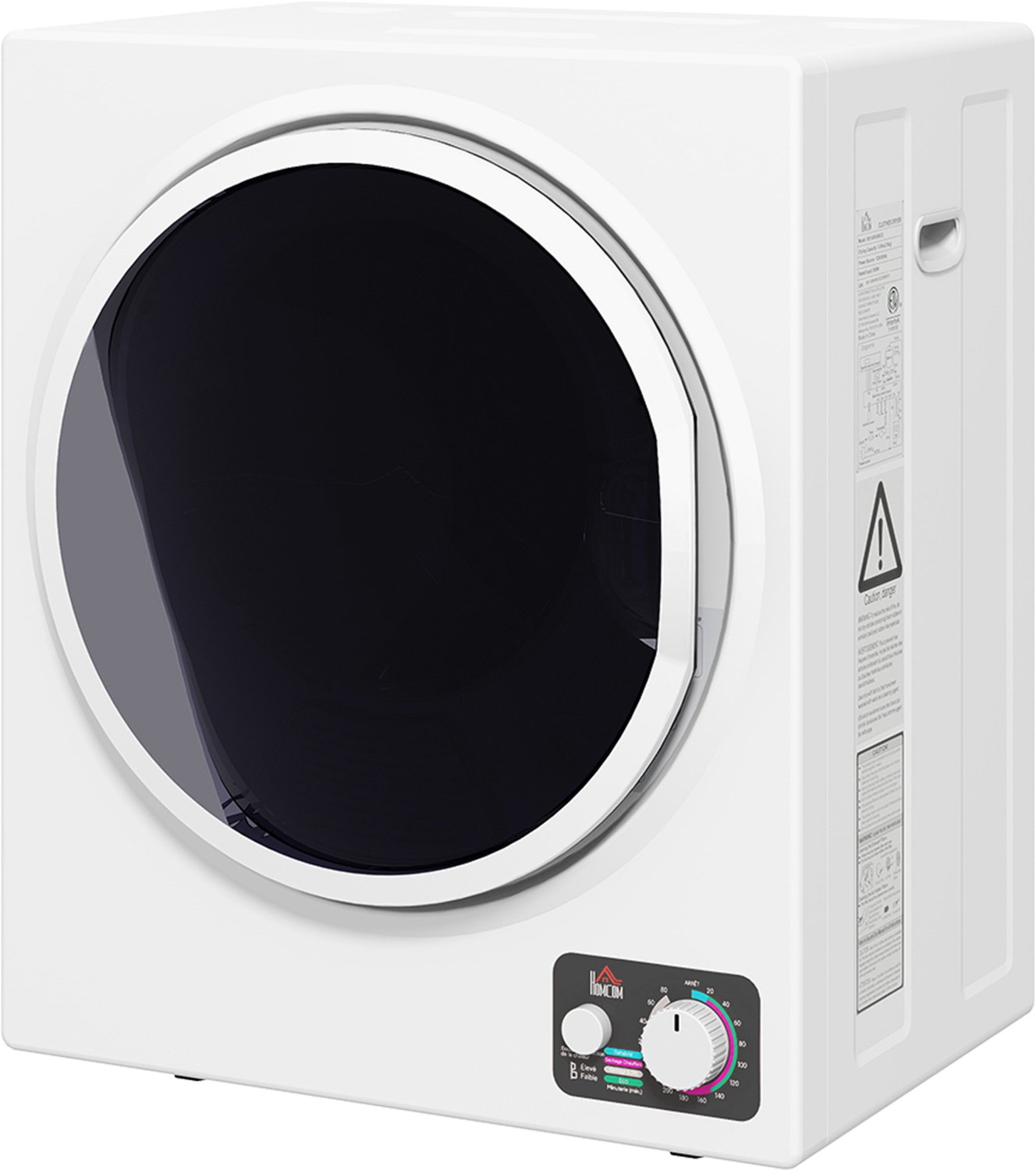 NordHaus Mini Wasdroger - 2,5 kg - 850W - Wit - Wandmontage/Staand
