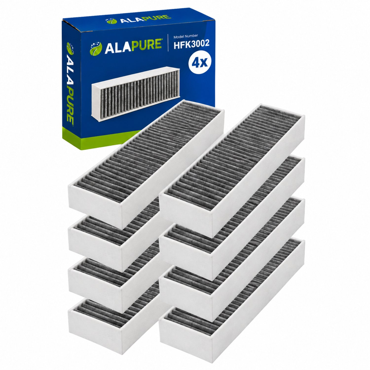 4x 3002 Koolstoffilter voor Gaggenau 17003002 / 792273 / AA413110 / AA413111
