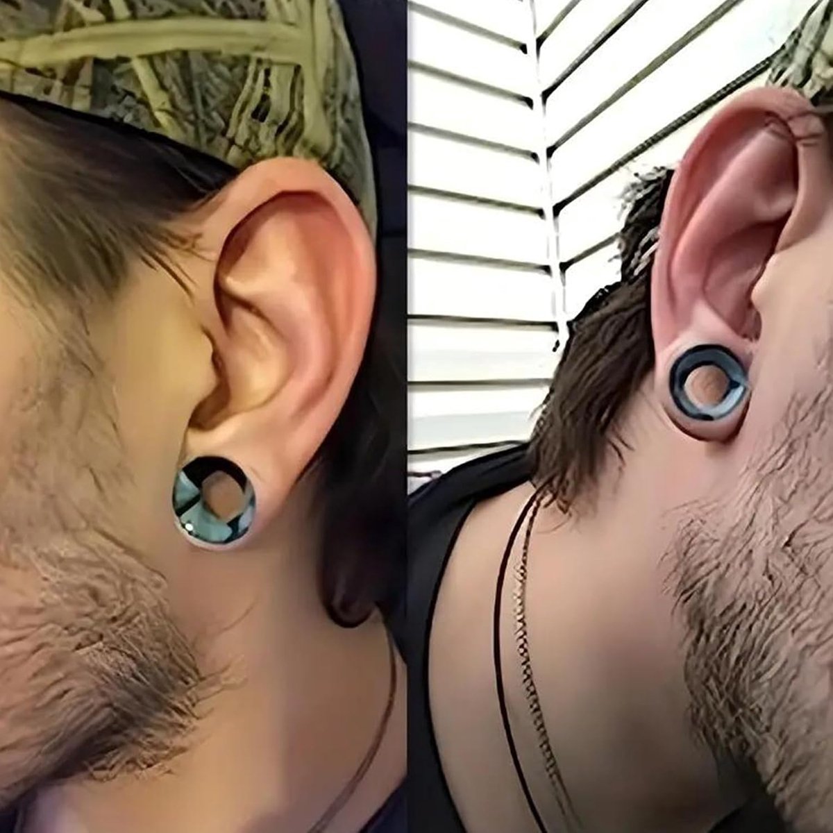 6Pairs 6Mm-16Mm Acryl Oor Expander, Oor Tunnels Strectchers Veelkleurige Plastic Oor Piercing Sieraden Voor Vrouwen Mannen
