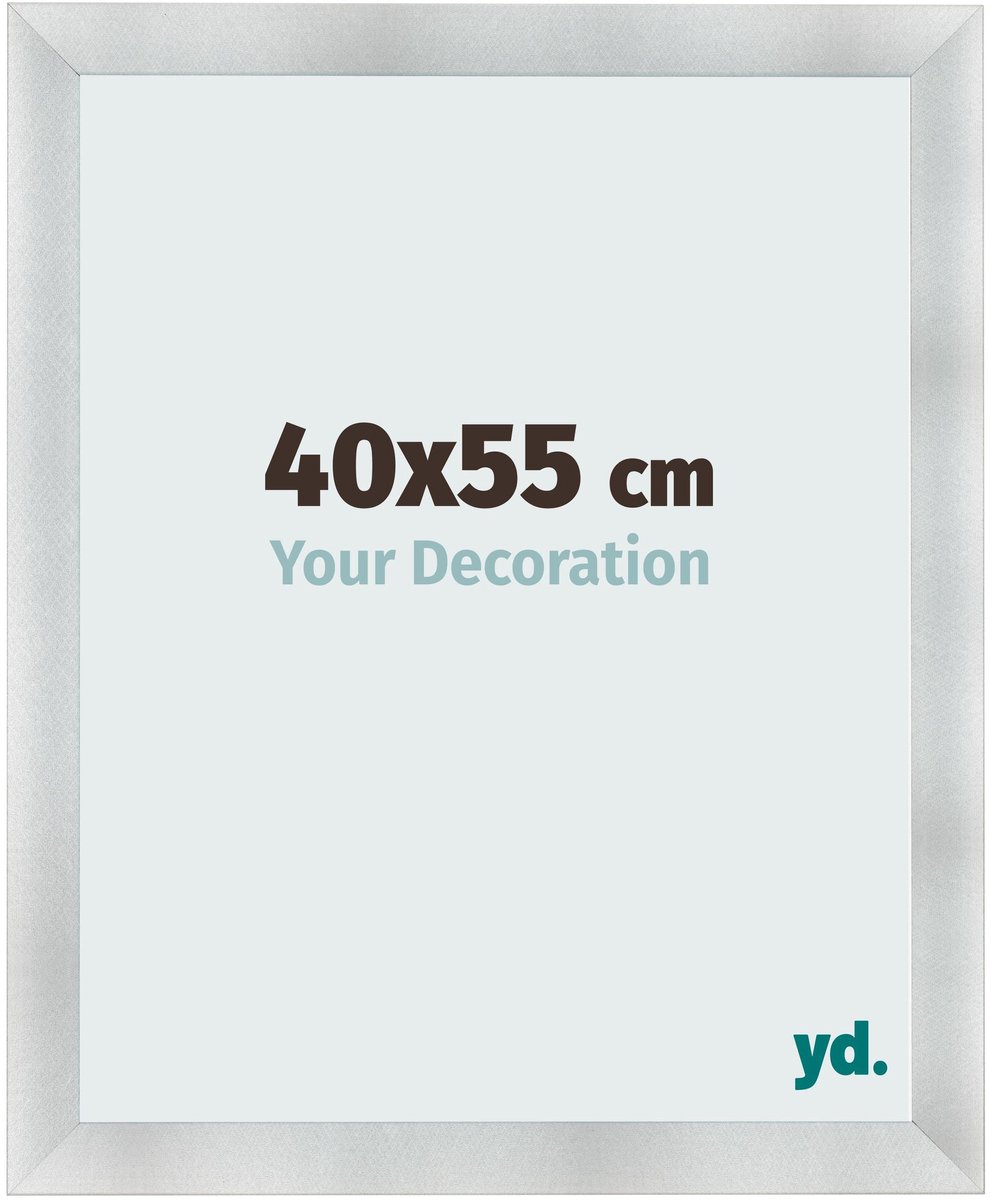 yd. Your Decoration - Fotolijst 40x55 cm - MDF - Aluminium Geborsteld - Pisa