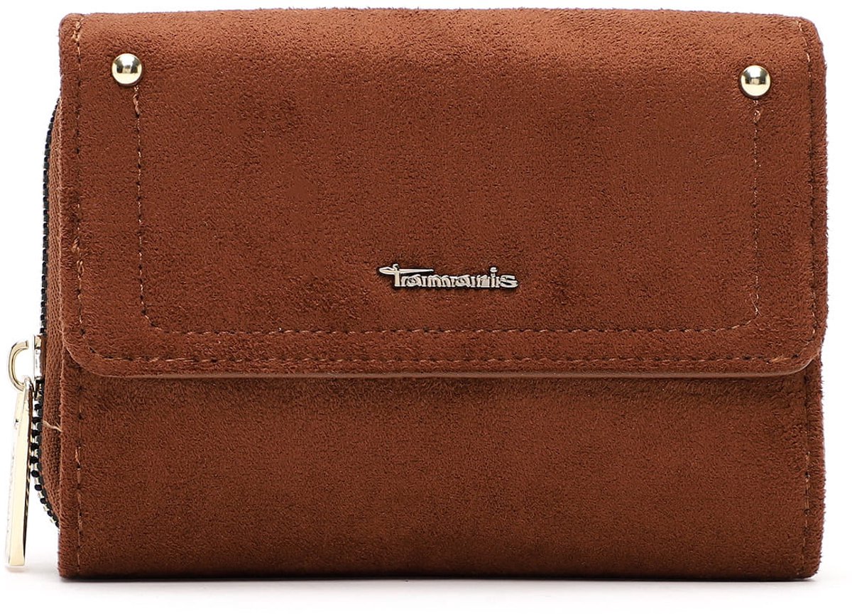 Tamaris Portemonnee TAS Marina Suede ( 34975 ) - Dames portemonnees - cognac 700