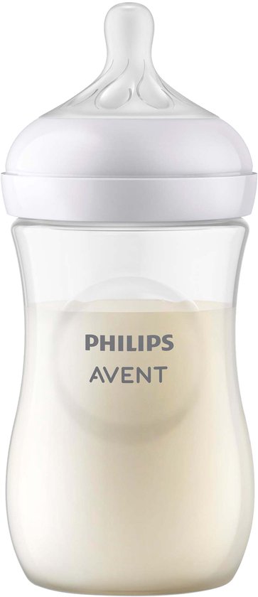 Philips Avent Natural Response babyfles 260ml met Natural Response speen.
