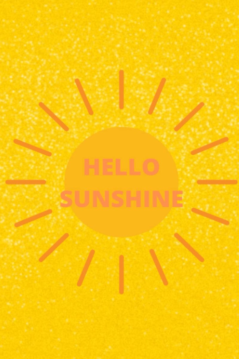 Notebook - Hello Sunshine - Yellow Orange: 6 x 9 - 100 Pages - ShopVlot