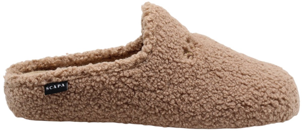 Scapa - Pantoffels - Beige - Heren - Maat 45 -