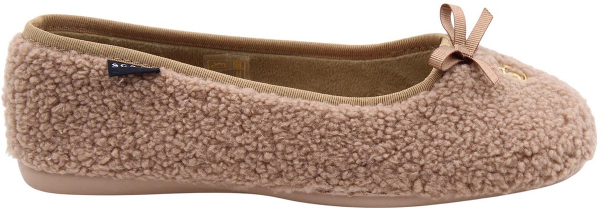 Scapa - Pantoffels - Camel - Vrouwen - Maat 40 -