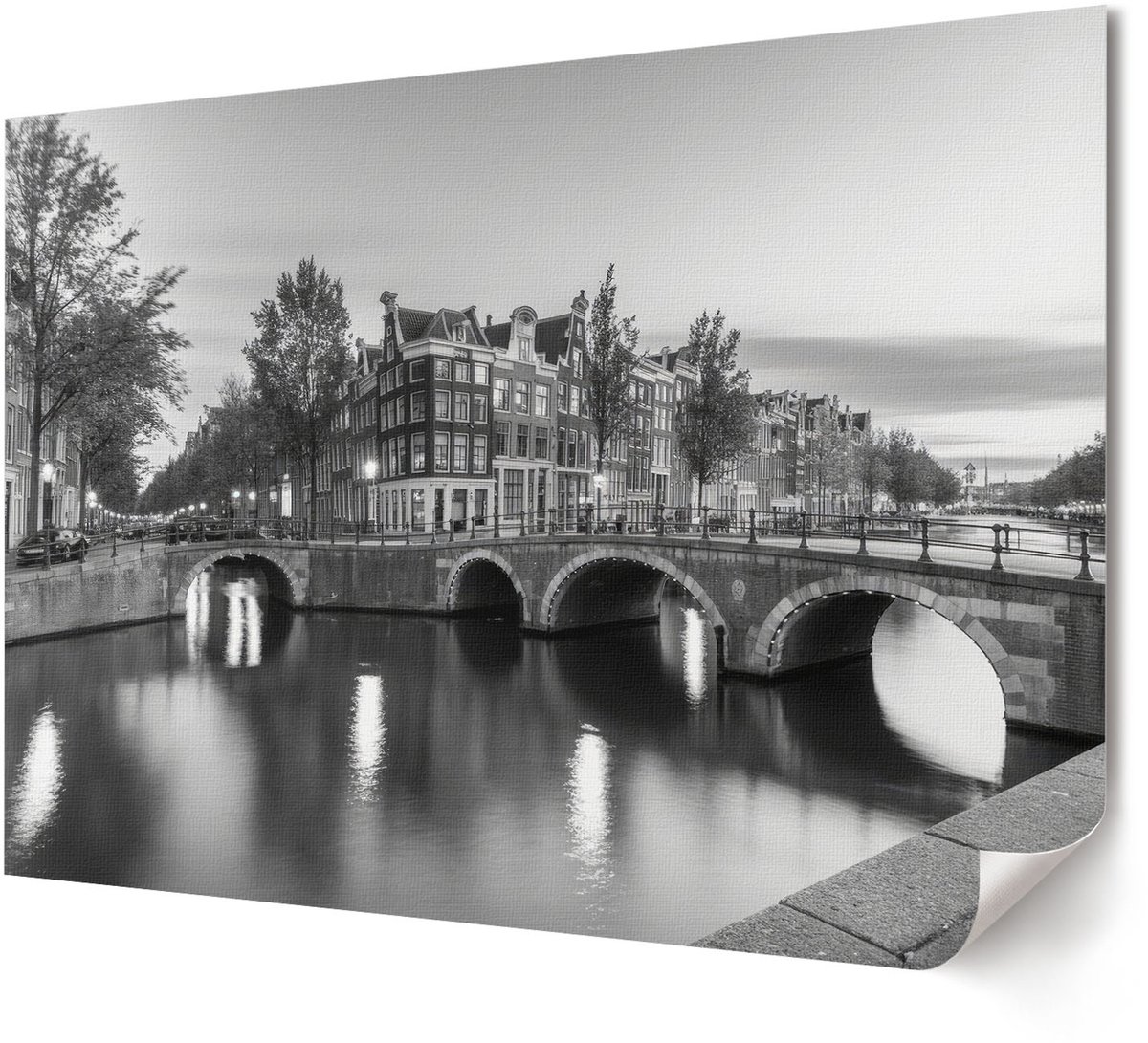 Coloray Polycanvas Wandposter - Strandlandschap, Fotografie - A4 - Beige Wanddecoratie - Rechthoek - Wandkunstwerk - Woonkamer, Slaapkamer, Kantoor - Modern