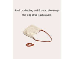 Ulisty Vrouwen Katoenen Geborduurde Koordtas Handgeweven Zomer Strand Tote Bag Gebreide Vakantie Hobo Tas Boheemse - ShopVlot