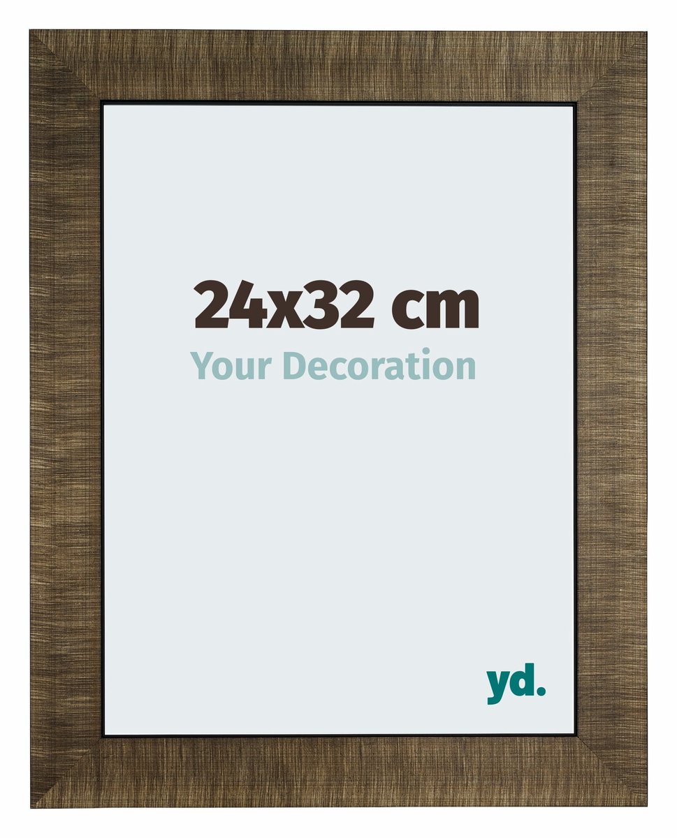 yd. Your Decoration - Fotolijst 24x32 cm - Hout - Champagne Geborsteld - Leeds