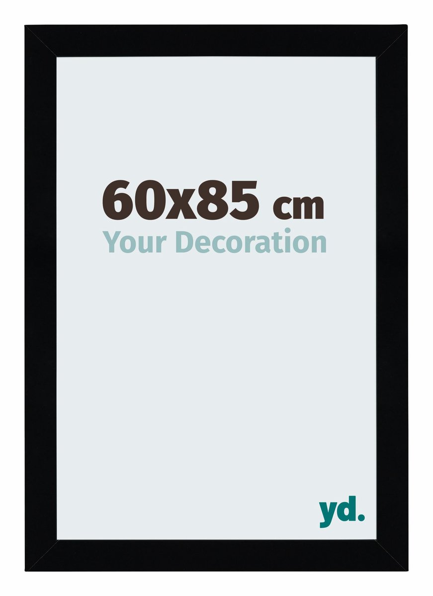 yd. Your Decoration - Fotolijst 60x85 cm - MDF - Zwart Hoogglans - Mura