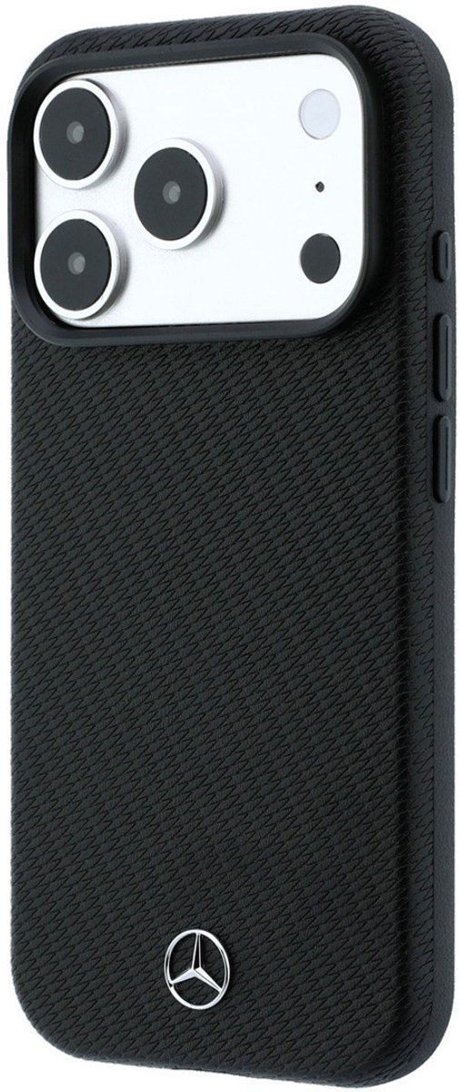 Mercedes-Benz Backcover hoesje voor Apple iPhone 18 Pro - magneethouder - Zwart van Mercedes-Benz — afbeelding 2