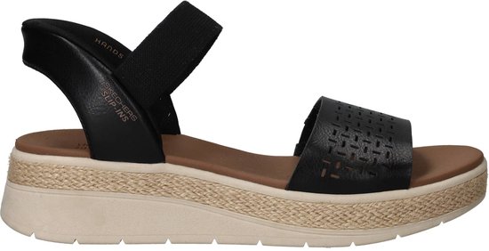 Skechers -Dames - zwart - sandalen - maat 38