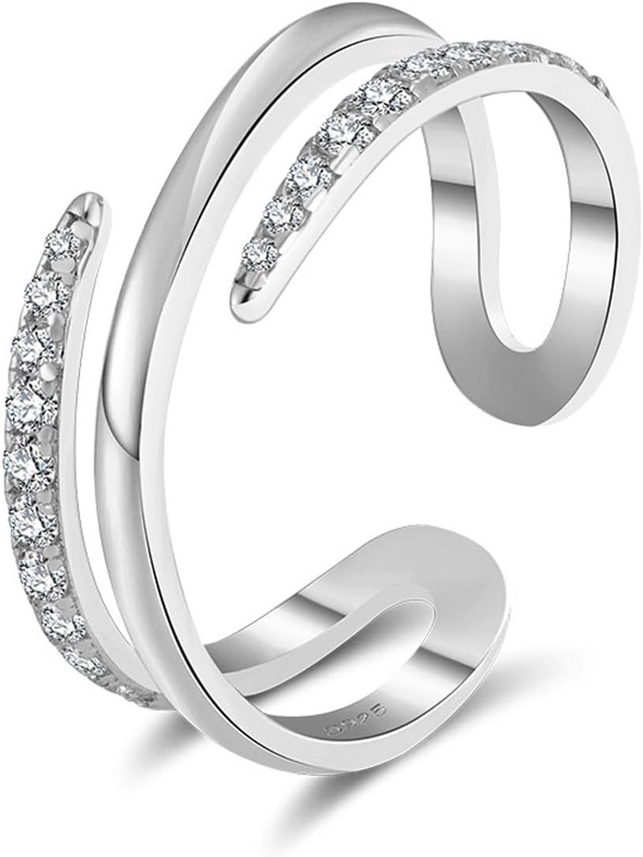 925 silver open silver rings - ShopVlot