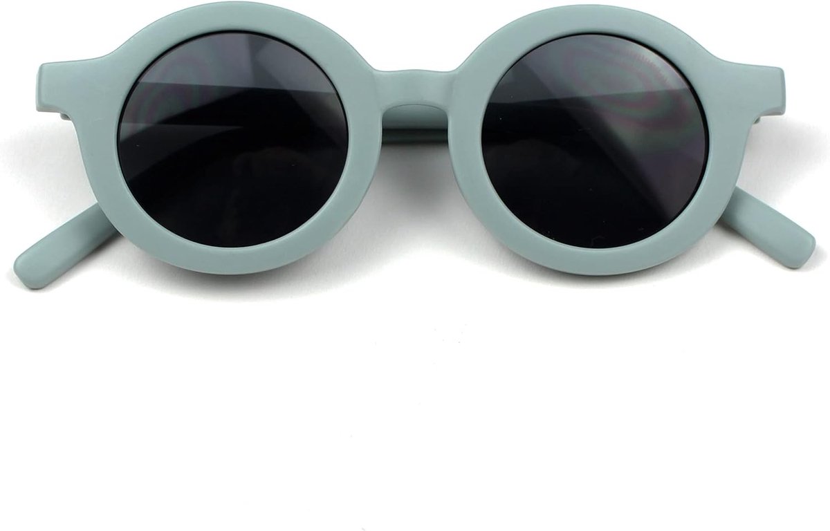 Zonnebril voor meisjes en jongens, retro-look, UV400-zonwering, Blauw