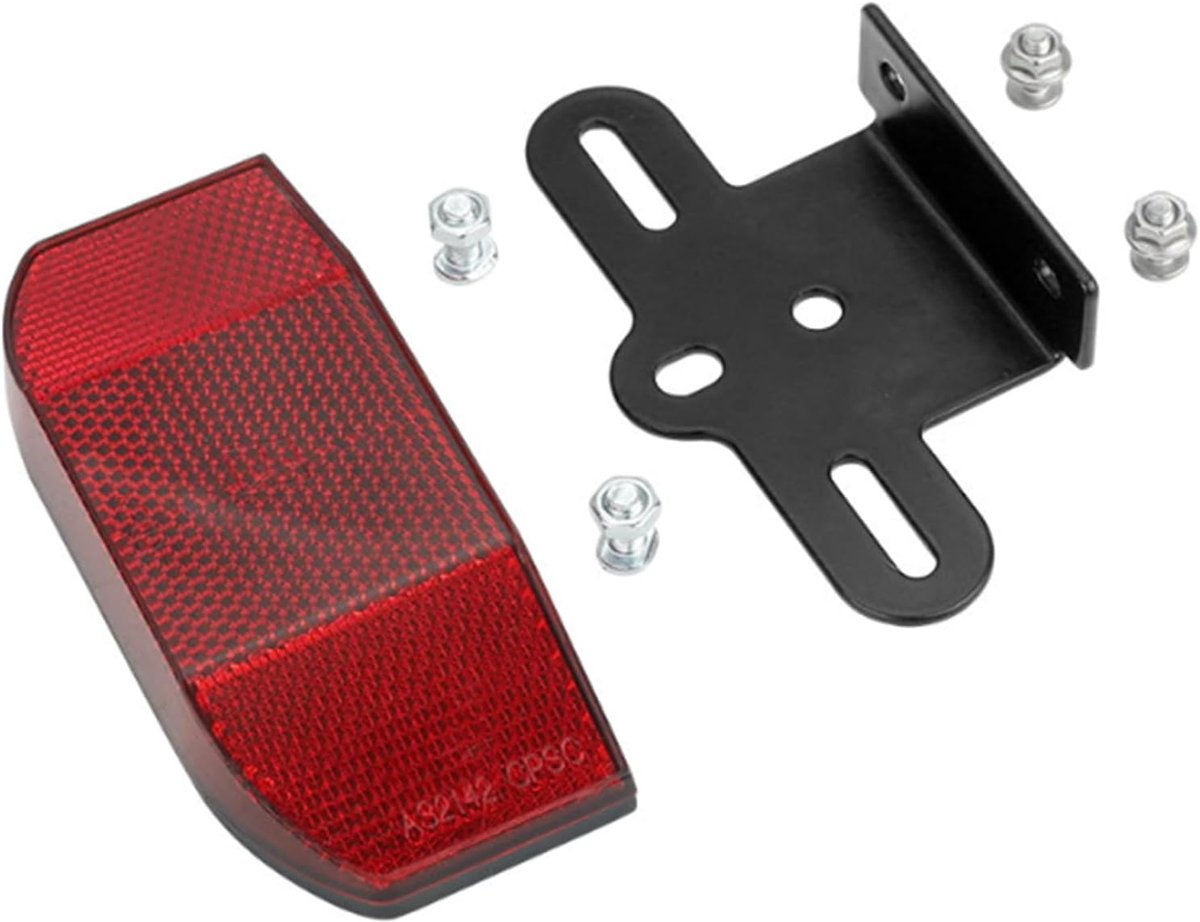 Fietsenrek, Fietsen Achterrekken Set Fietsen Achterlicht Houder Fiets Licht Reflectoren Mount Stand voor Night Cycling-L vormige montage