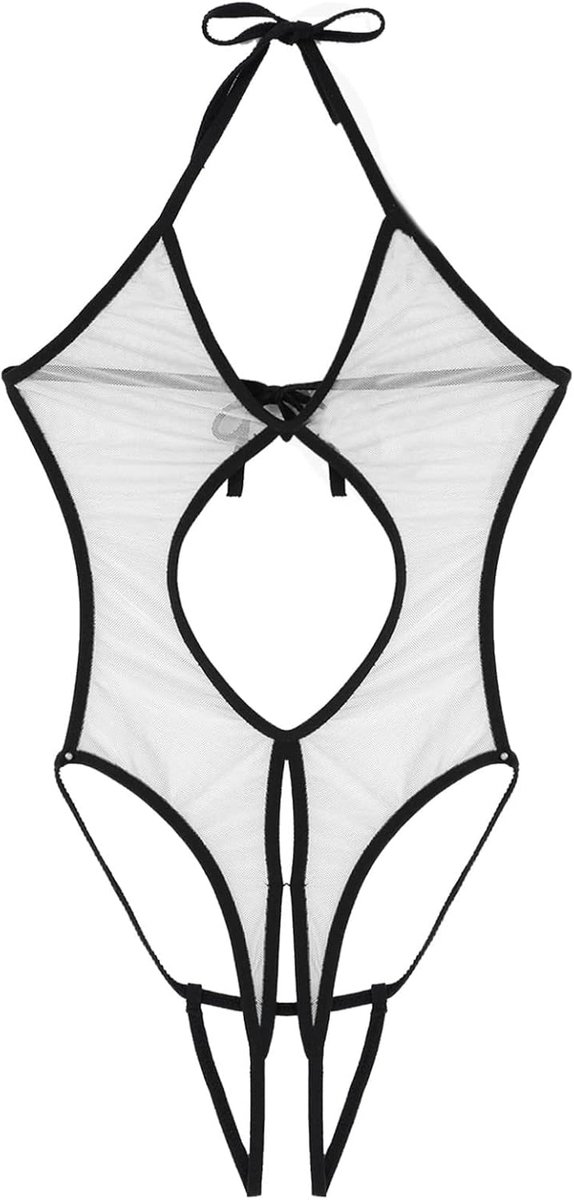 Sexy dameslingerie, kant, slip, beha, body, bralette, transparant, push-up, zonder beugel, katoen, elegant, chic, A104