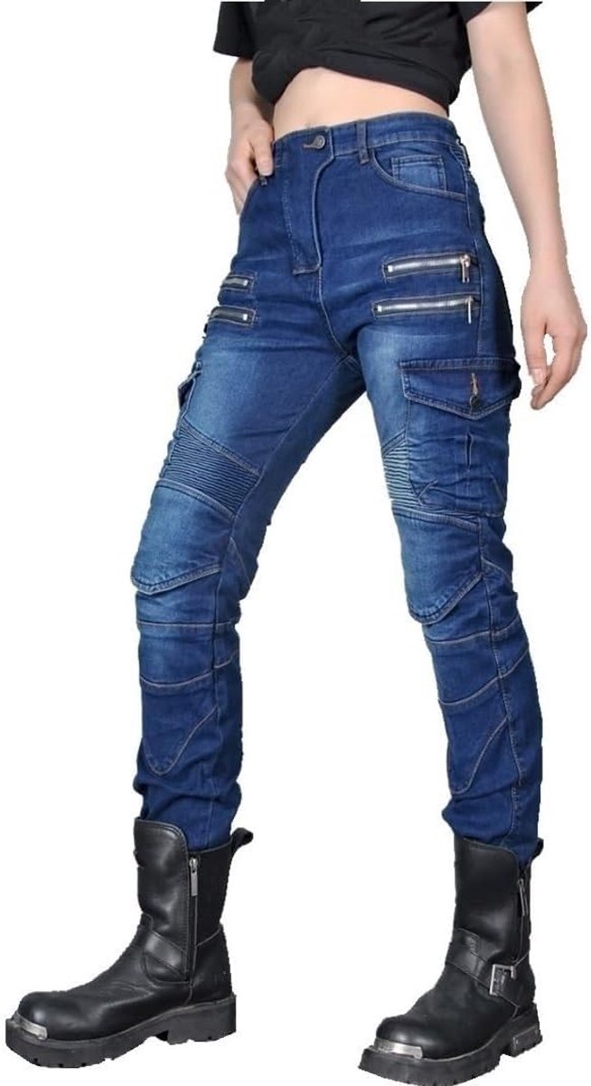 Broeken Outdoor Fiets Reisbroek (Blauw, S=28W / 31L)