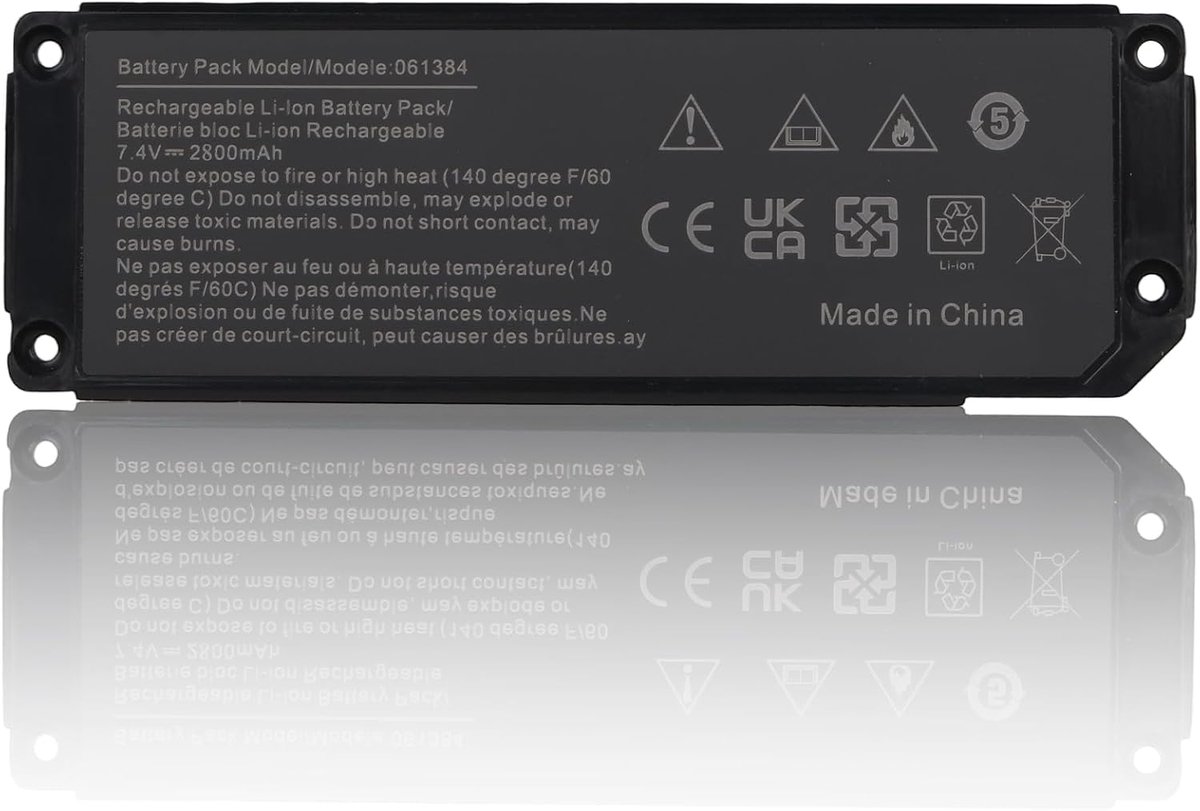 061385 061384 061386 063287 Batterij Compatibel met Bose Soundlink Mini I, Bose SoundLink Mini One, MiniGen1 Bluetooth-luidspreker[7,4 V 2600 mAh]