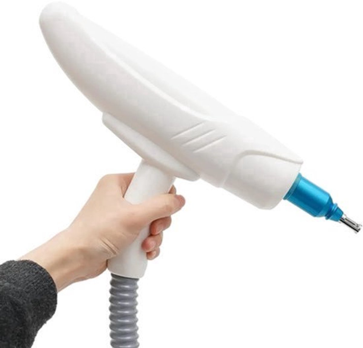 Tattoo Remover Machine Romig Wit - 150W Vermogen - ABS En Siliconen Materiaal - Gezichtsschoonheid - Laser Verwijderaar