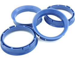 4x centreerringen Ø66,6 tot Ø57,1/66,6mm - 57,1mm geschikt voor Borbet, DBV, Proline Wheels, Keskin, MAM
