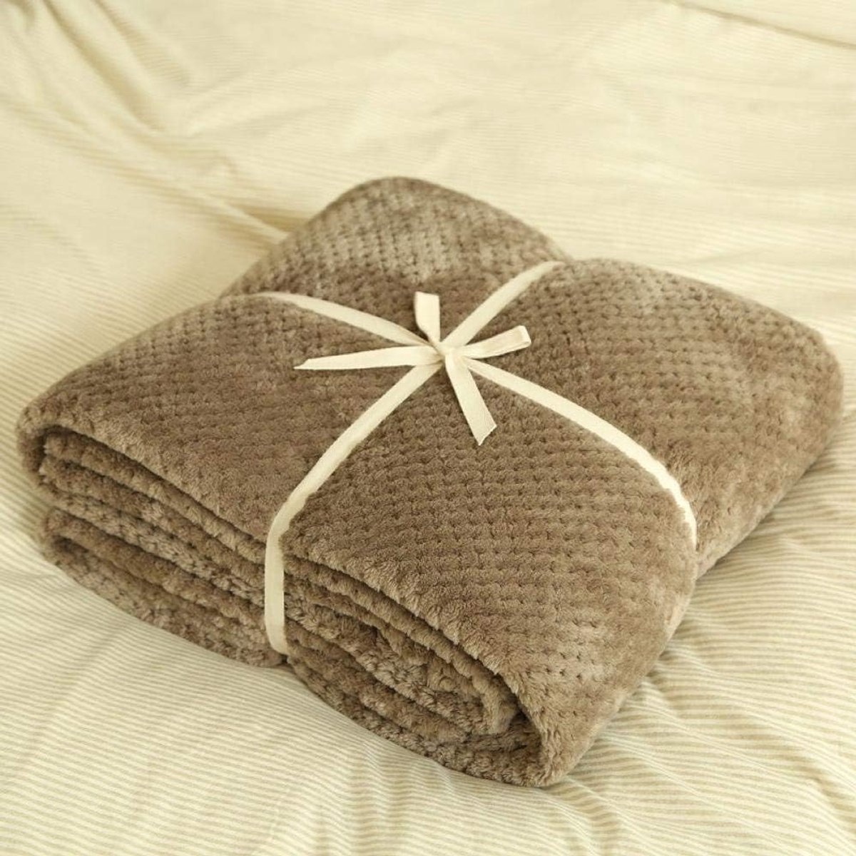 Graden van comfort gewogen deken queen size voor volwassenen - gelijkmatige gewichtsverdeling met premium glaskralen | Warme zware deken voor gebruik door één persoon -1_180x200cm