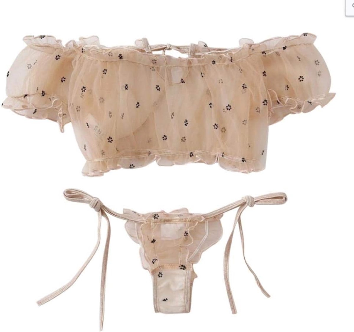 2 ST Vrouwen Erotische Lingerie Borduren Porno Strik Kanten Beha Ondergoed Thong Verleiding Sexy Sets