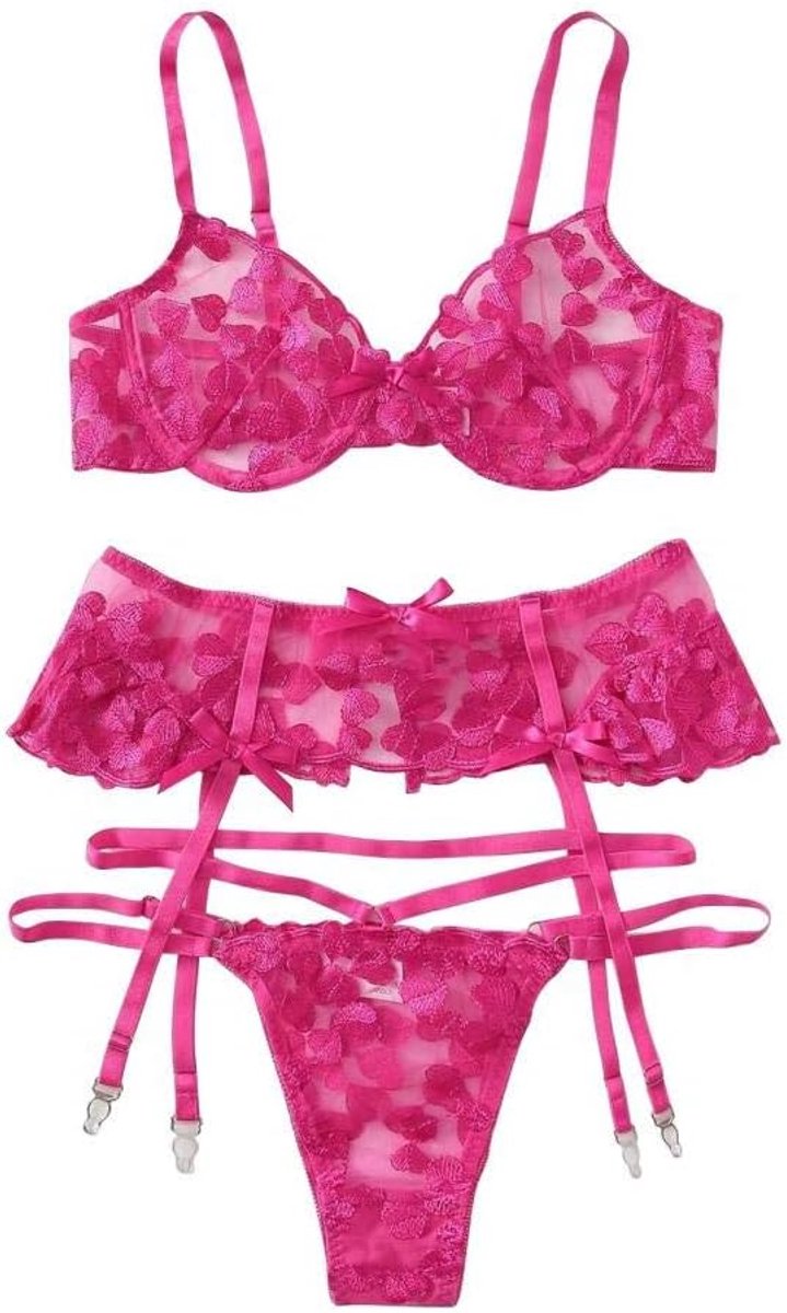 Kleding Sexy Borduurwerk Lingerie G-string String Ondergoed Nachtkleding Damesondergoed