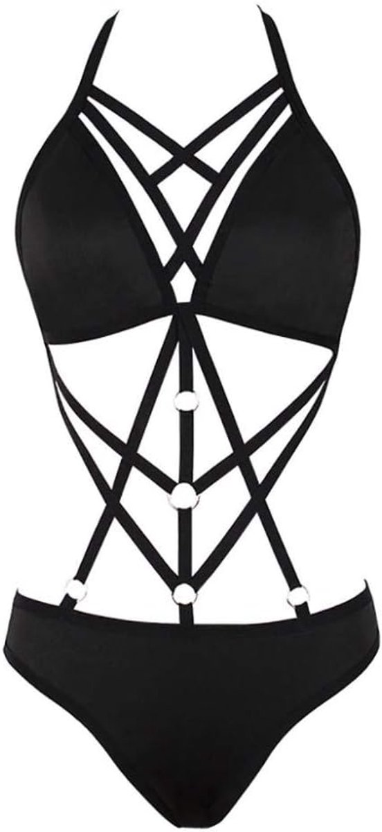Babydolls, nachtjaponnen & negligés dames Vrouwen Bandage Lingerie Cool Soft Ondergoed Nachtkleding Haltering Unpadded Bh Set