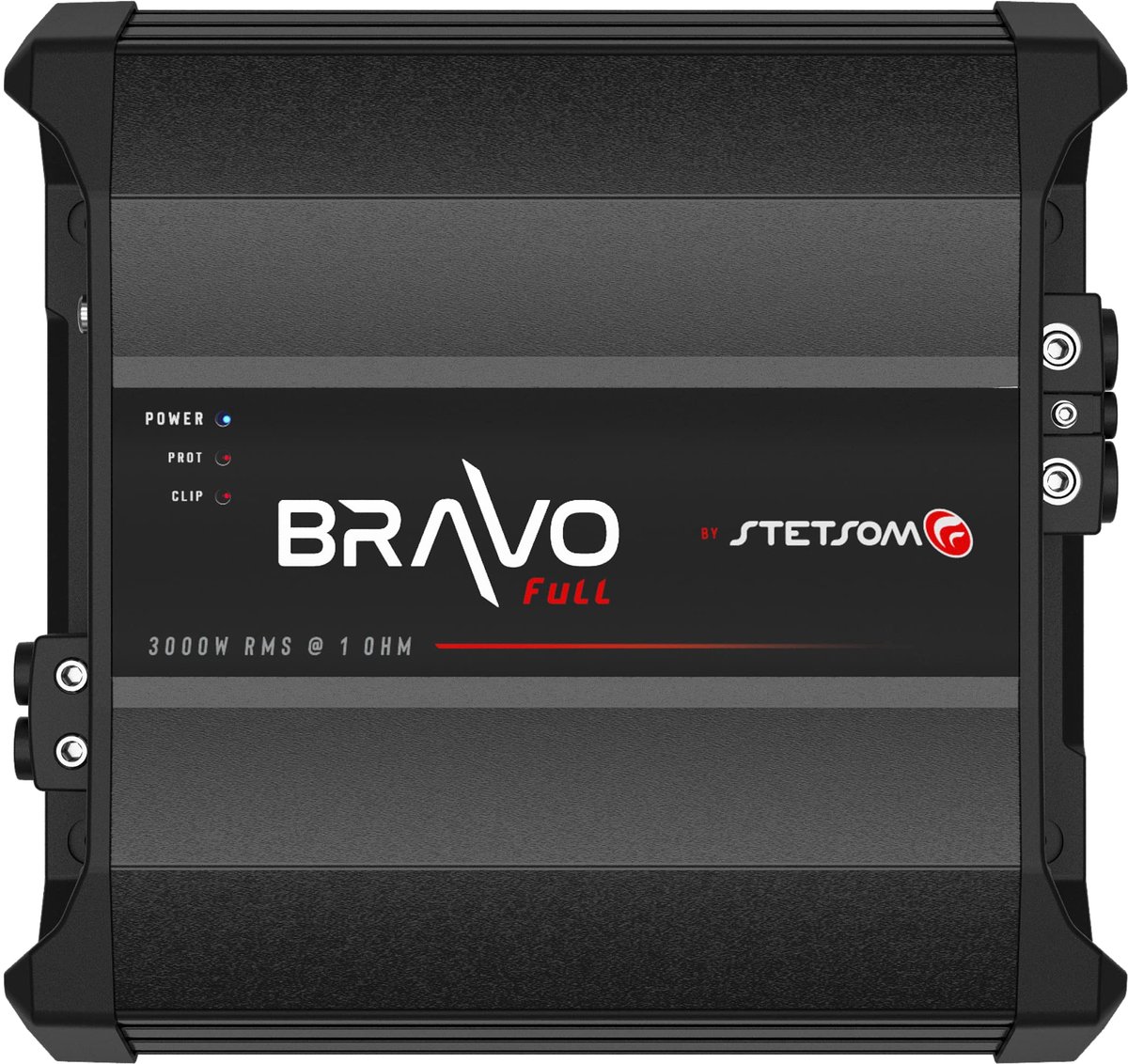 Stetsom Bravo Volledige 3000 1 Ohm Mono Auto Versterker, 3000.1 3K Watt RMS, 1Ω Stabiele Auto Audio, HD - ShopVlot