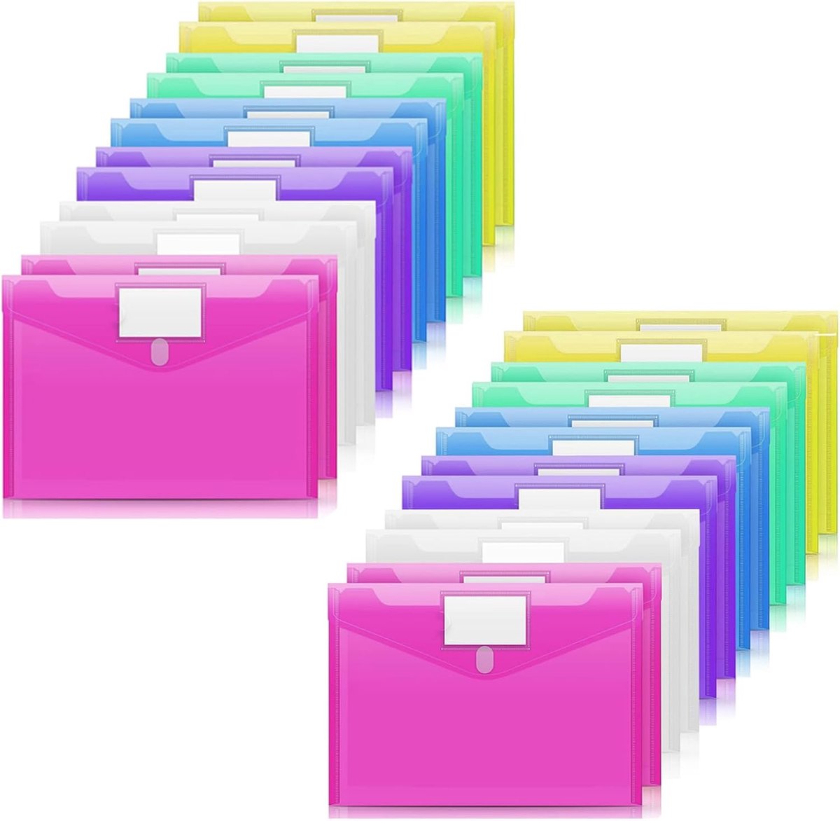 Documententas met tas - 24 stuks