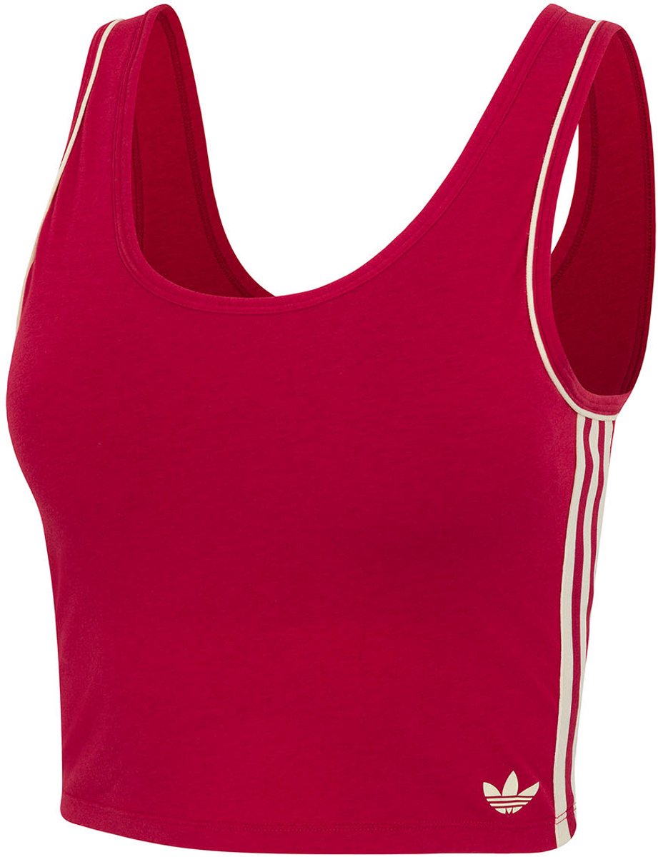 Adidas Originals Crop-Top Originals Adicolor Comfort Flex Cotton Dieprood