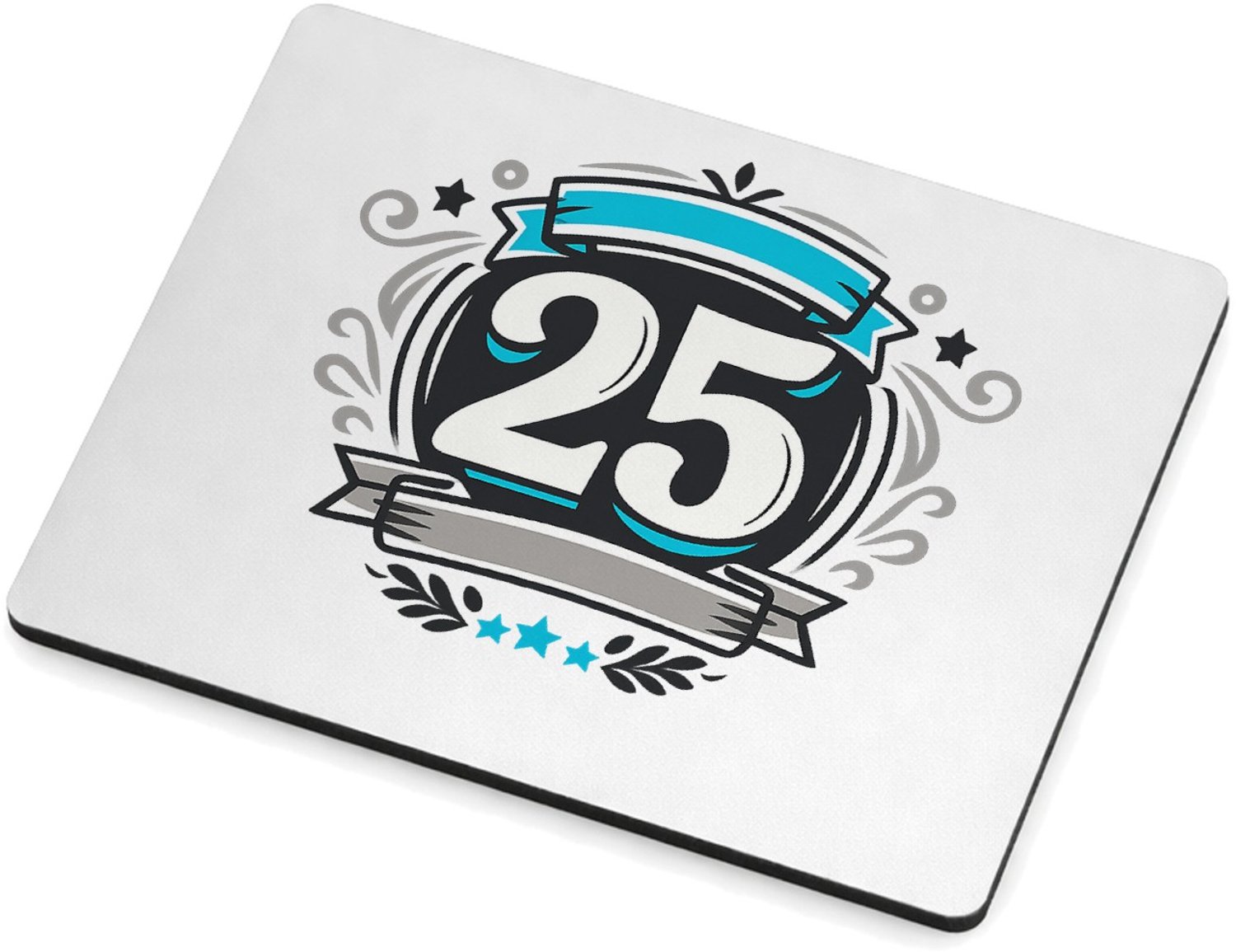 Mr Cadeautjes MDF magnetische fotolijst 9 x 7 - design Retro embleem met een groot jaartal en sportieve omlijsting | cadeau Wit