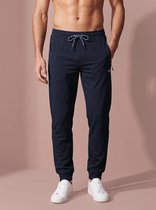 Sjeng Sports PRESTO Long - Maat: M Blauw - Sport Extra Lange Broek Mannen - Sportbroek - Powerstretch
