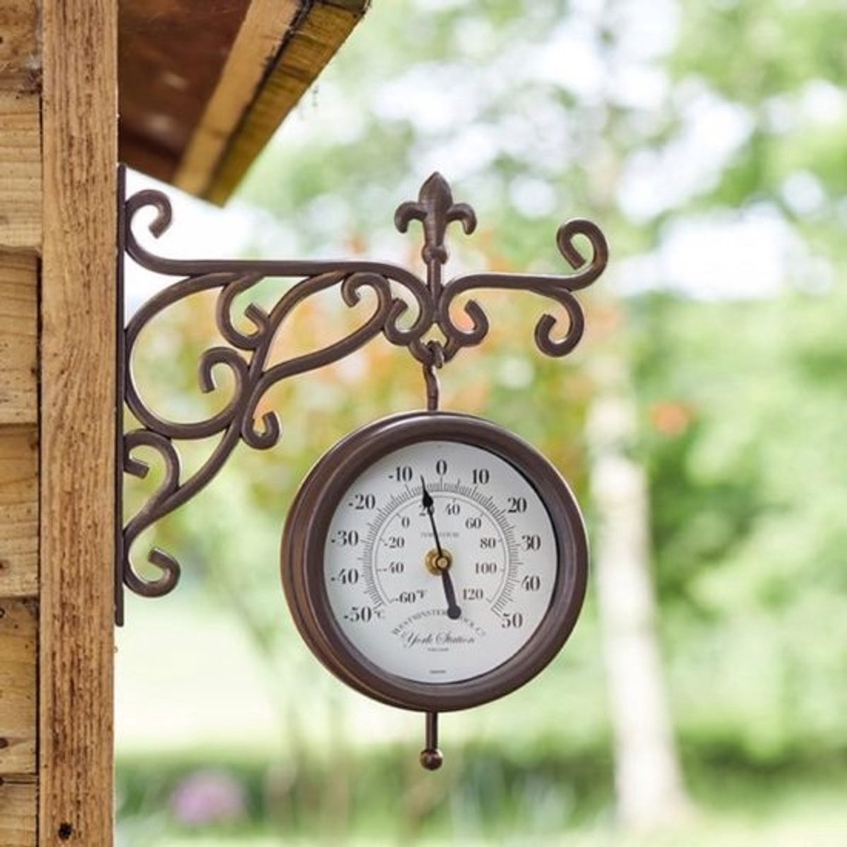 Romeins Wandklok en Weermanometer voor Binnen en Buiten