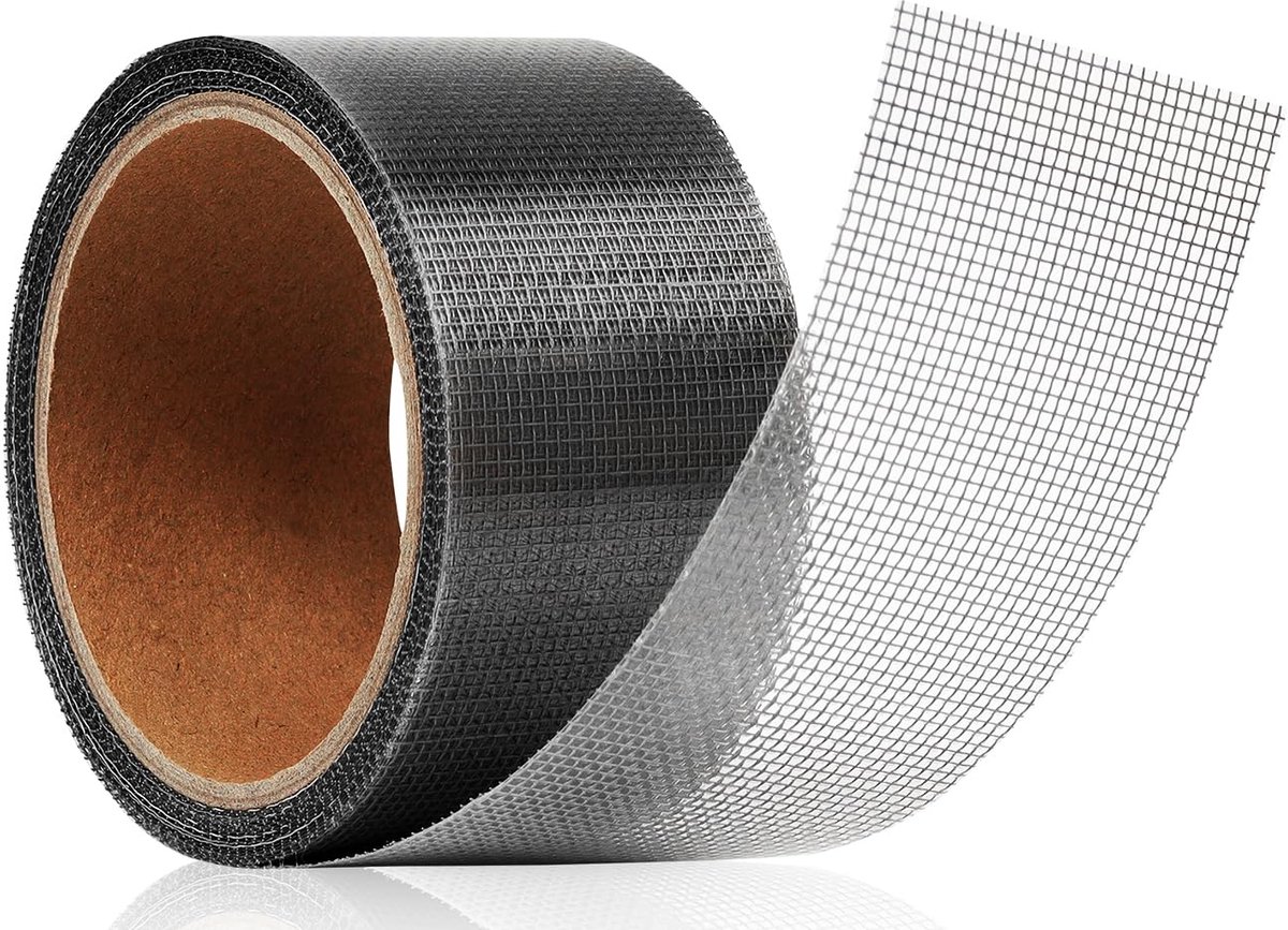 5 cm x 5 m, reparatieband voor muggennet, vliegengaas, reparatietape, sterk zelfklevend screen-reparatietape, zelfklevende glasvezelreparatietape
