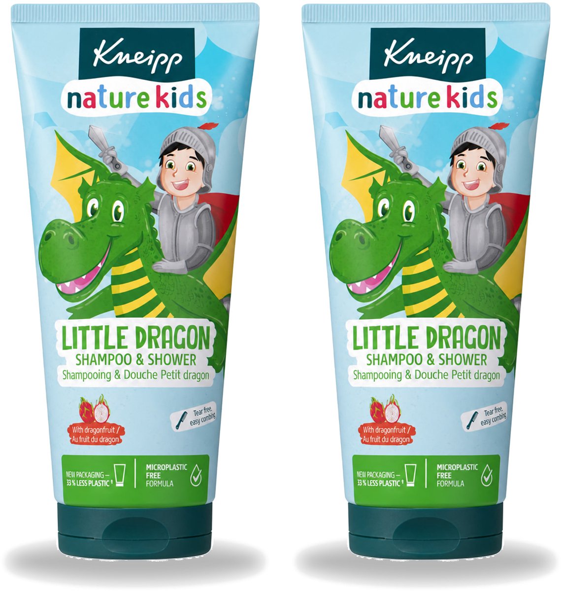 2 x Kneipp - Shampoo & Showergel - Little Dragon - 200 ml - Voordeelverpakking - 2 stuks