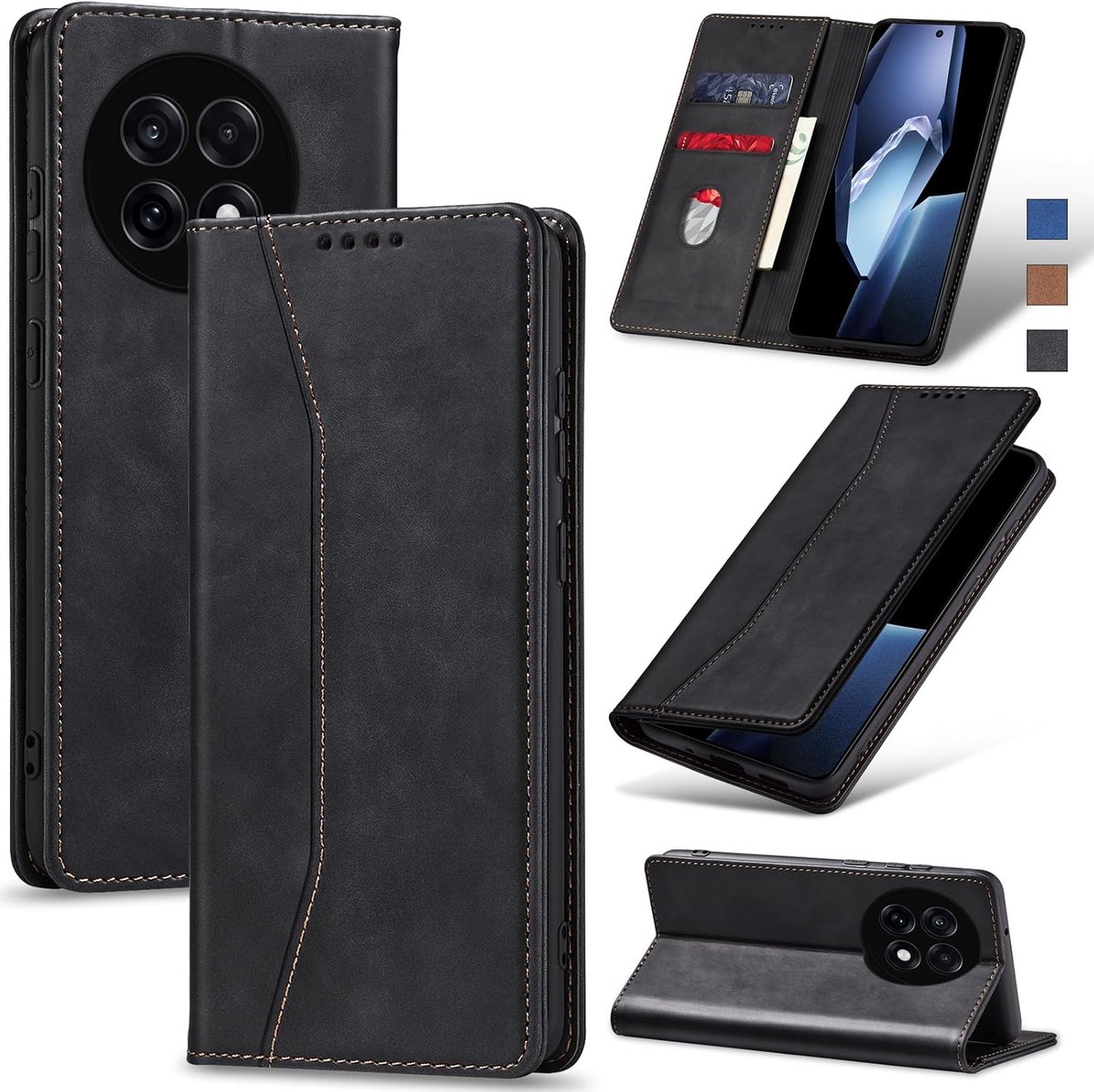 Hoesje voor OnePlus 13R,Zwart