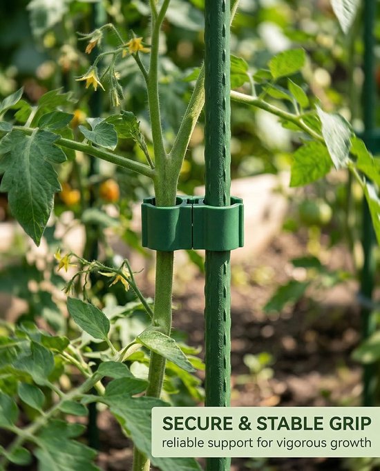 Set van 20 360° Scharnierverbindingen voor Plantsteun Clips met 16mm voor Tuinplanten en Bloemen — afbeelding 4